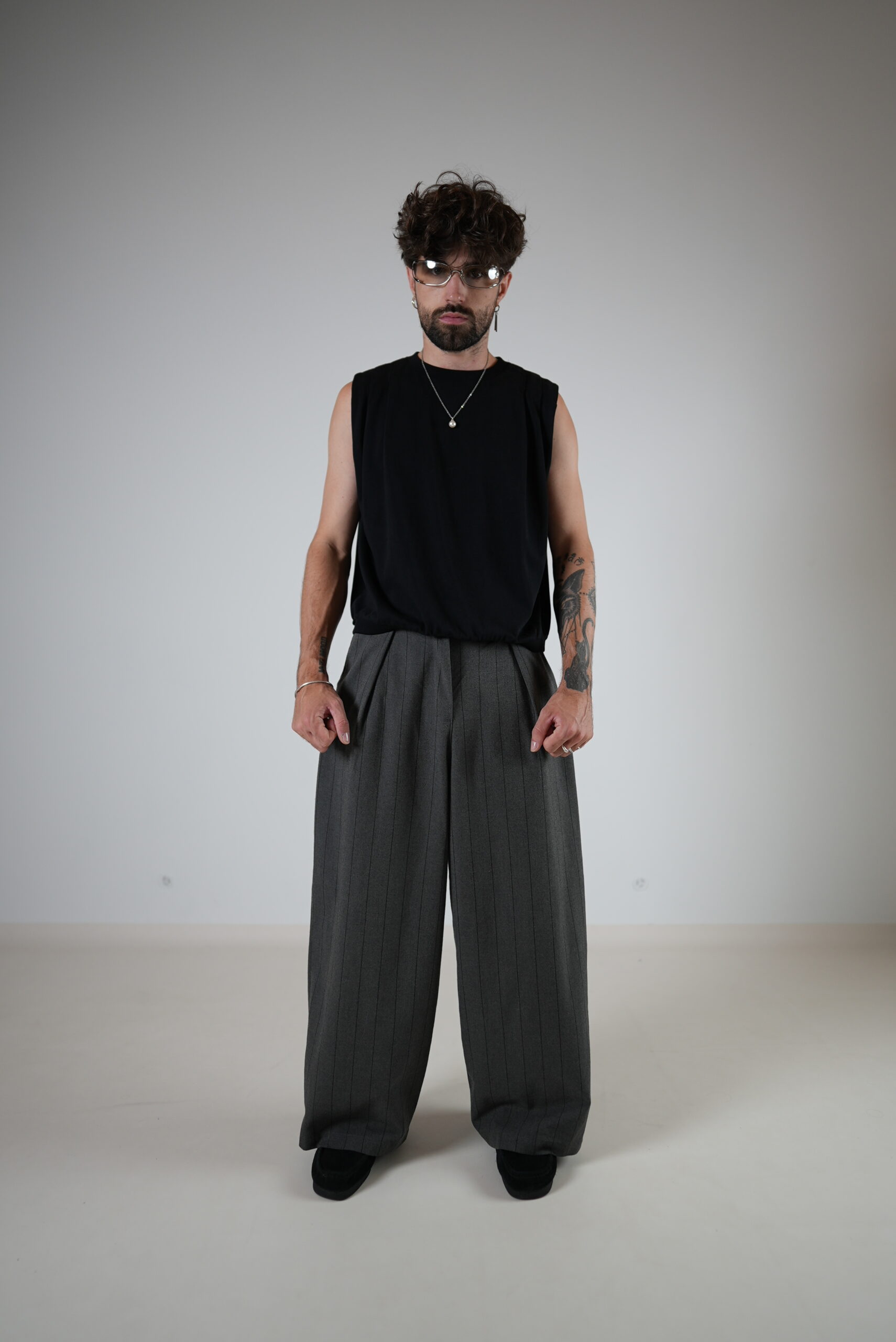 Pantalon à pince