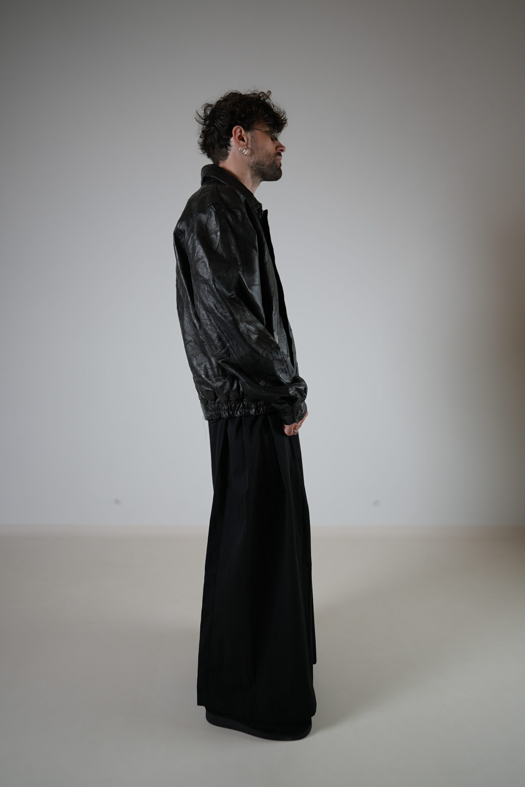 Veste en cuir patché – Image 4